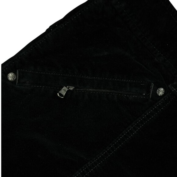 Athleta Skirt Womens Size 12 Black Corduroy Mini Pockets Minimal Academic Casual - Picture 8 of 12